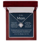 To My Mom Love Knot Necklace