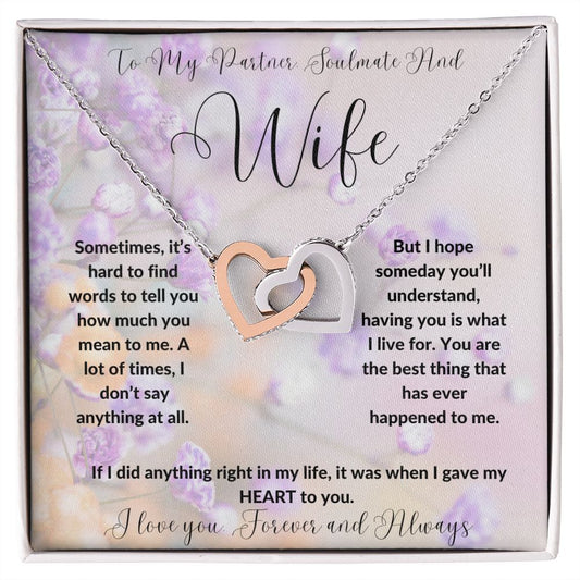 To My Partner, Soulmate and Wife