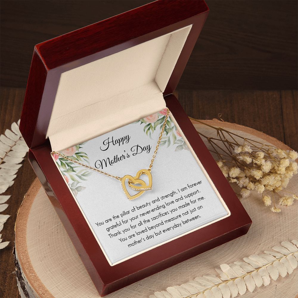 Mom- Interlocking Hearts Necklace