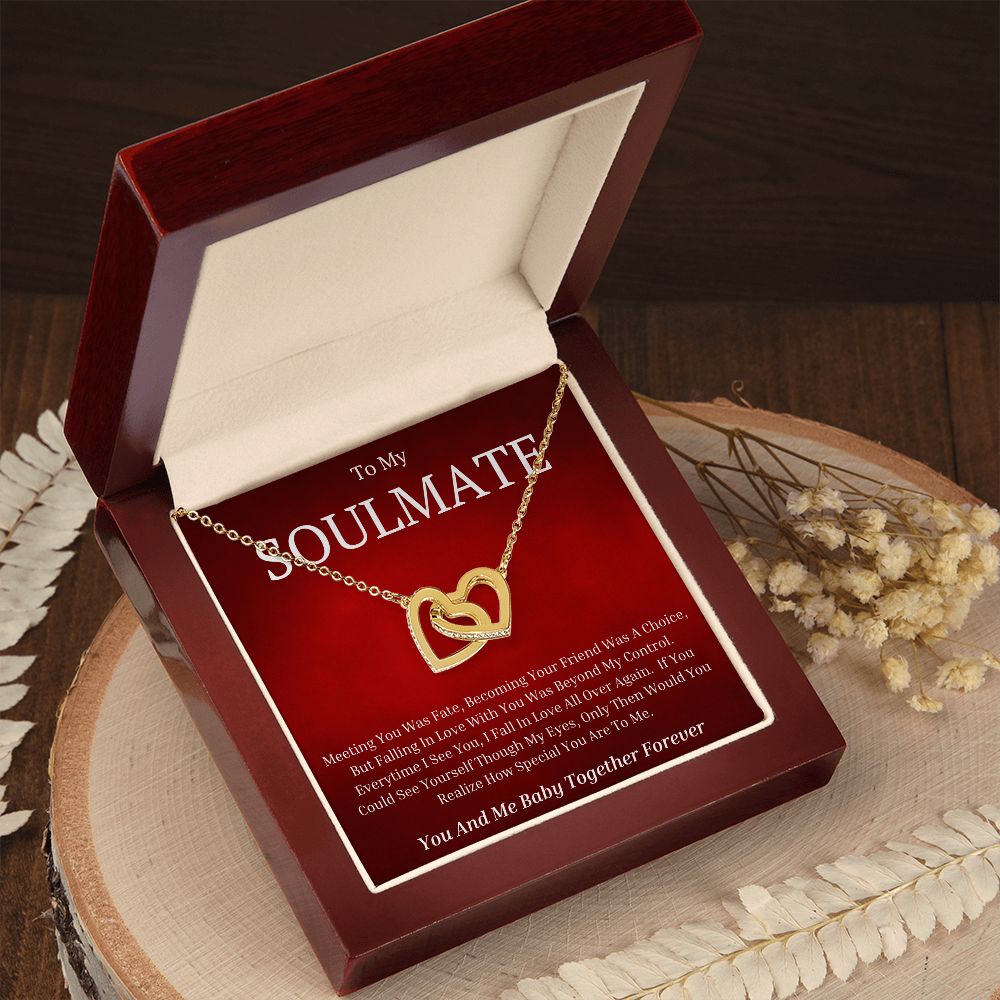 My Soulmate Interlocking Hearts Necklace