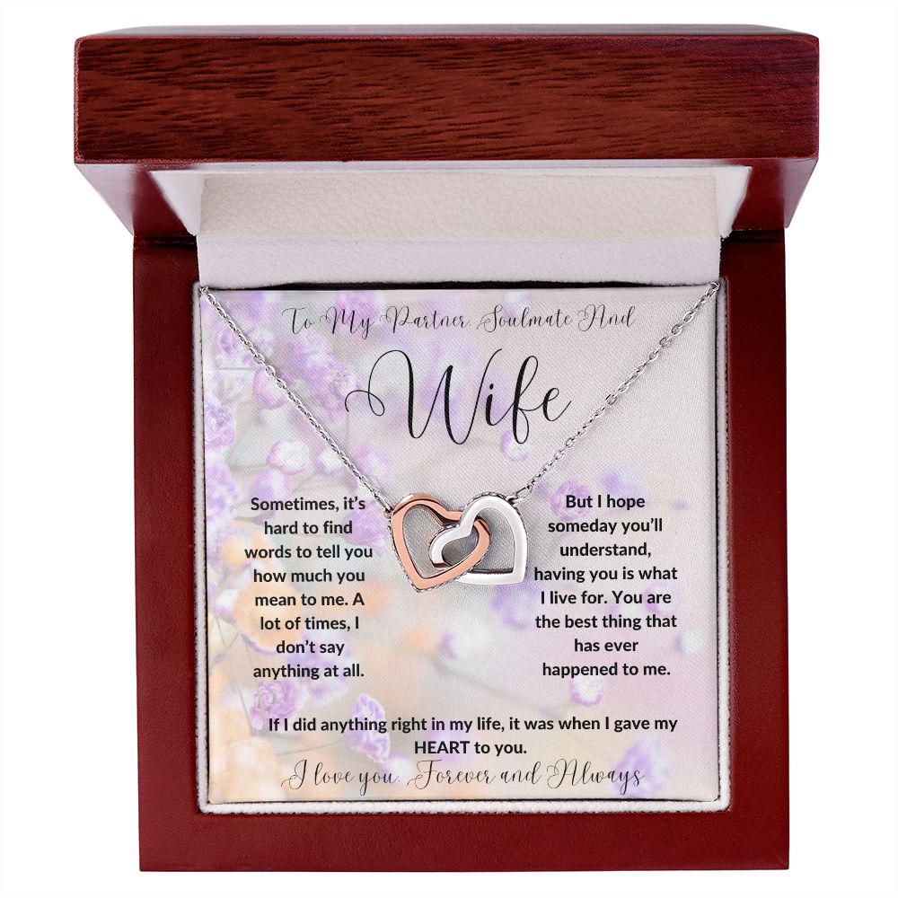 To My Partner, Soulmate and Wife