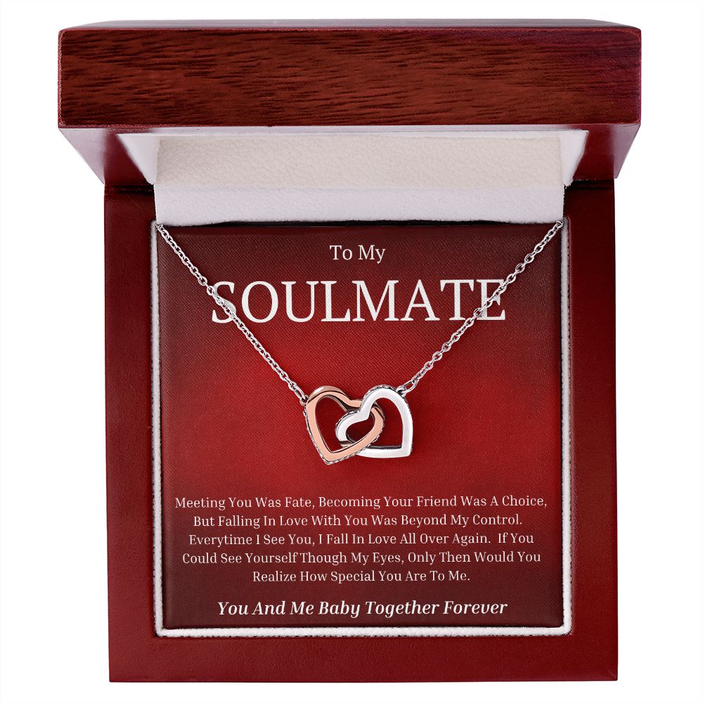 My Soulmate Interlocking Hearts Necklace