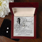 My Loving Wife on Our Wedding Day.  Alluring Beauty Earring and Necklace Set