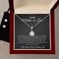 To My Mother-In-Law Eternal Hope Earring and Necklace