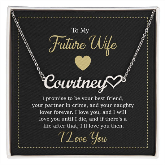 To My Future Wife Personalized Name Necklace