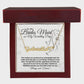 Brides Maid Name Necklace + Heart Character (w/MC)