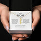 To My Mom Vertical Name Necklace