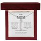 To My Mom Vertical Name Necklace