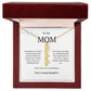 To My Mom Vertical Name Necklace