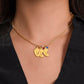 To My Mother Engraved Custom Baby Feet Necklace with Birthstone.