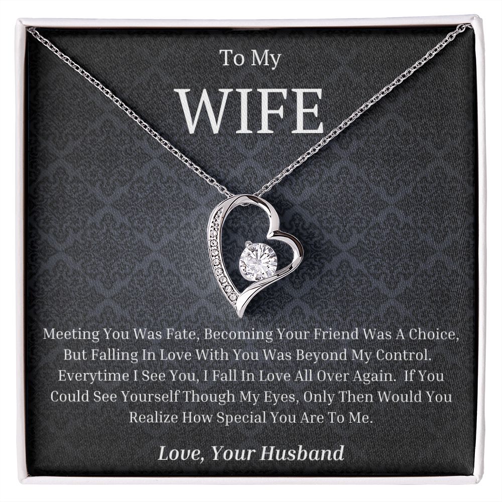 To My Wife Forever Love Necklace