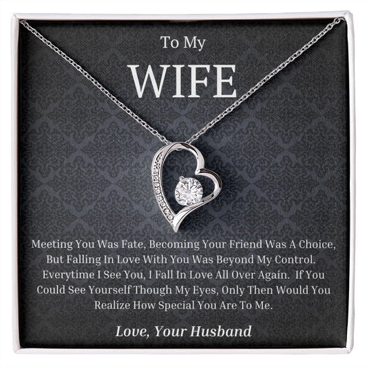 To My Wife Forever Love Necklace