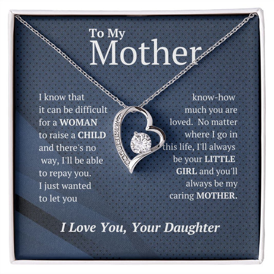 50% Off! HURRY!  (Almost Sold Out) Mother Forever Love Necklace From-Daughter