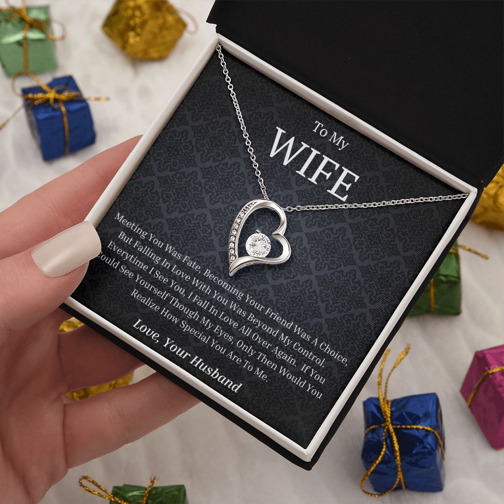 To My Wife Forever Love Necklace