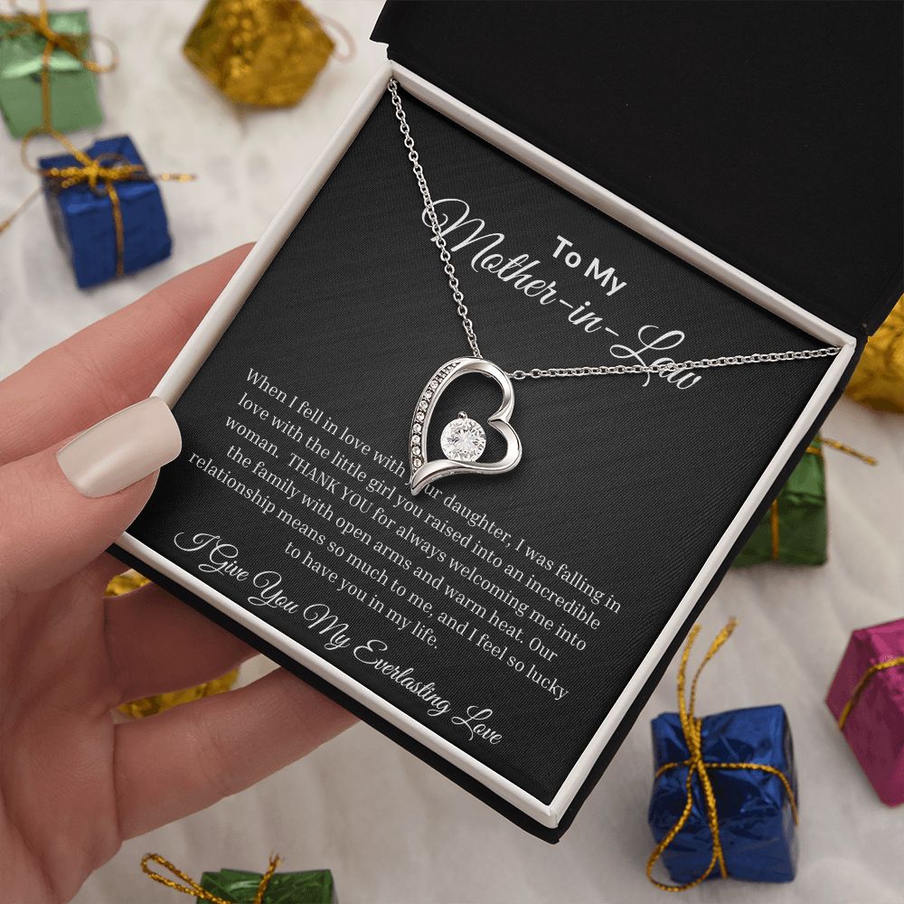 To My Mother-In-Law Forever Love Necklace
