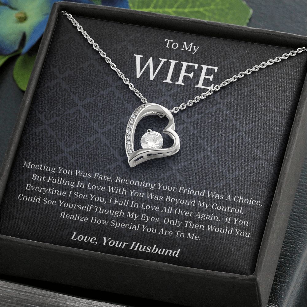 To My Wife Forever Love Necklace