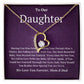To Our Daughter Forever Love Necklace