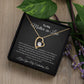 To My Mother-In-Law Forever Love Necklace