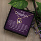 To Our Daughter Forever Love Necklace