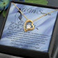 To My Mother-in-law Forever Love Knot Necklace (Spanish)