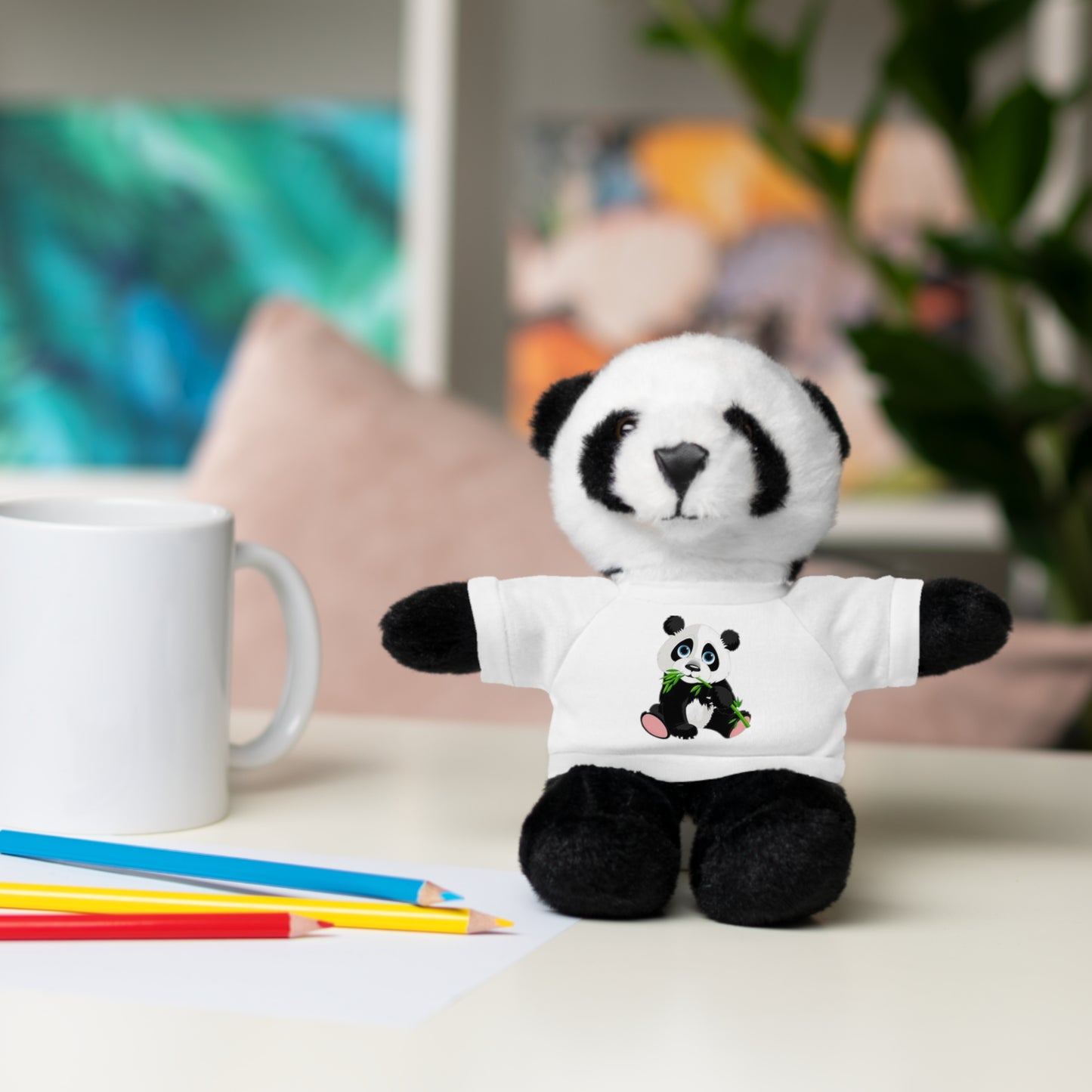 Pete Panda Stuffed Animals with Tee