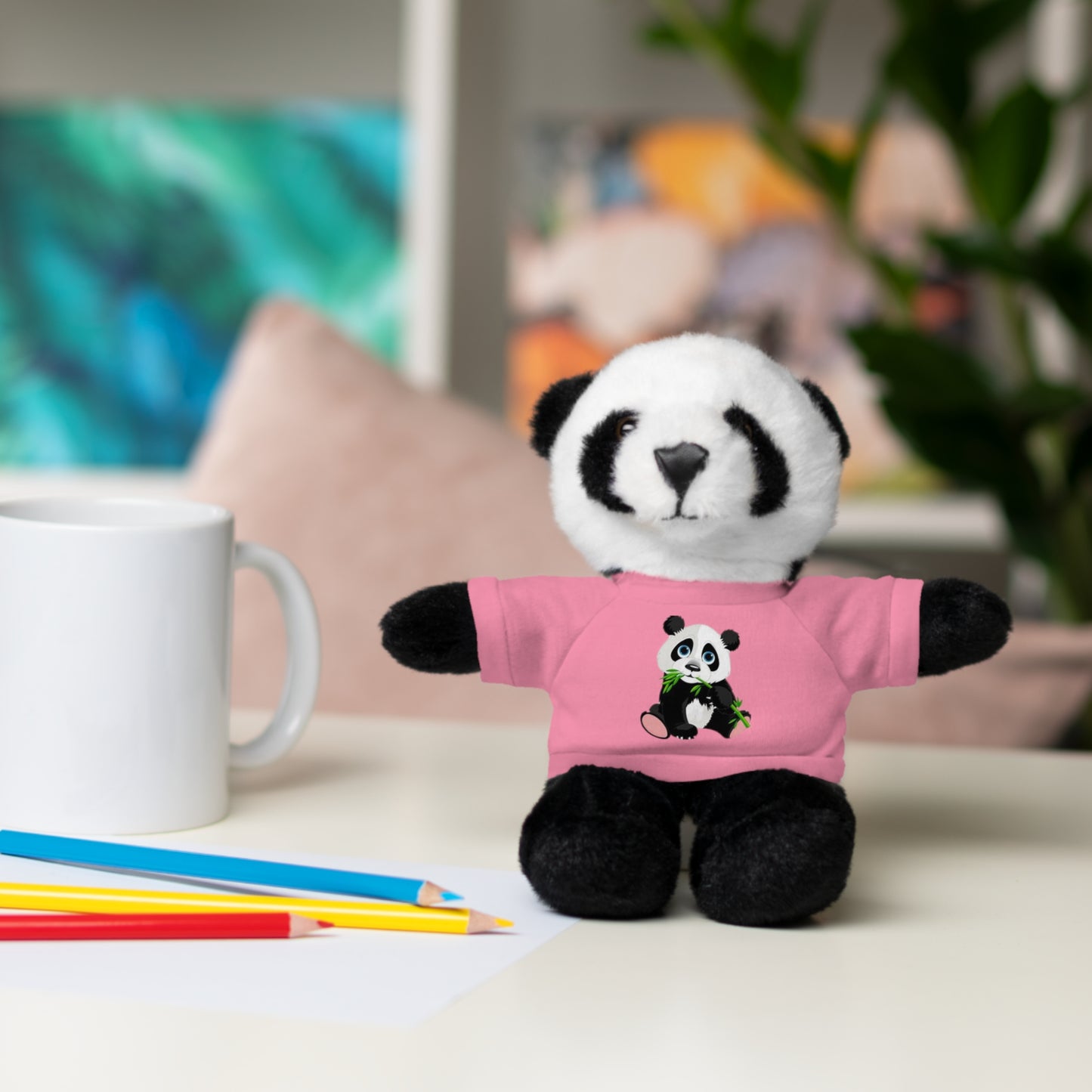 Pete Panda Stuffed Animals with Tee