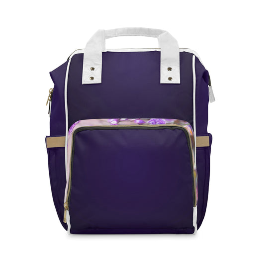 Multifunctional Diaper Backpack (Purple)