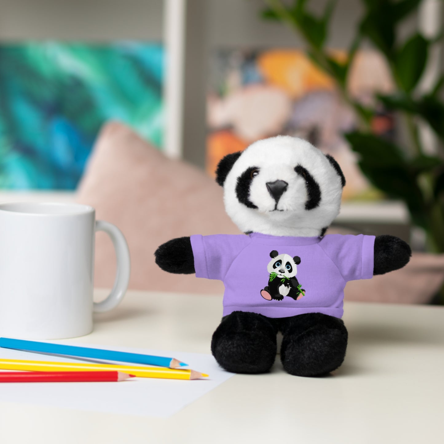 Pete Panda Stuffed Animals with Tee